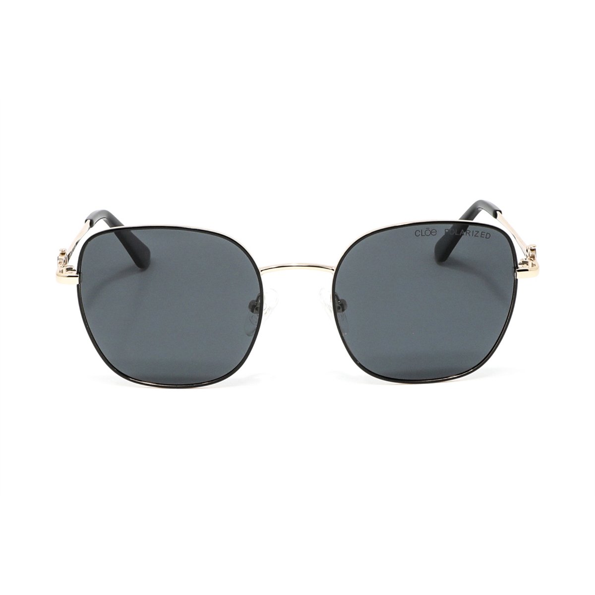 Lente Solar Cloe en Forma Cuadrada color Oro