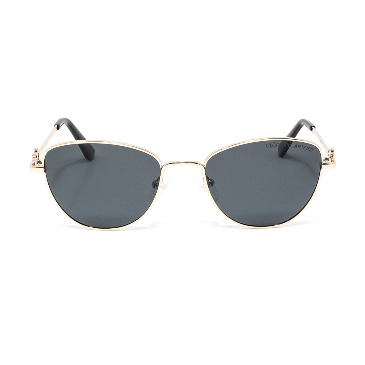 Lente Solar Cloe en Forma Cuadrada color Oro