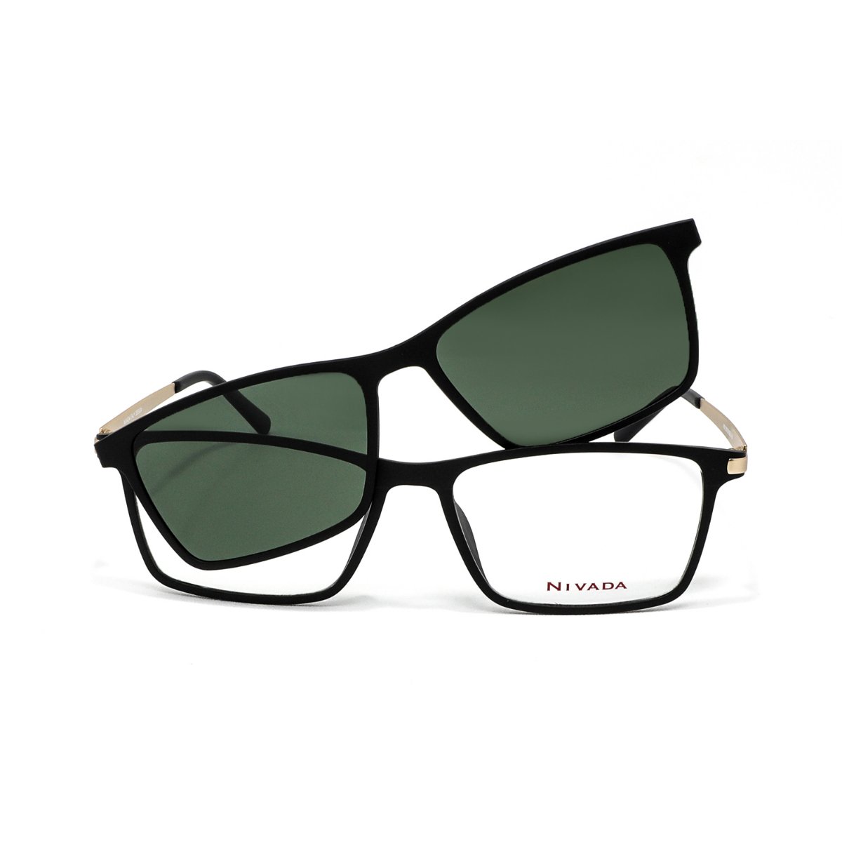Lentes oftalmicos Nivada con clip para caballero
